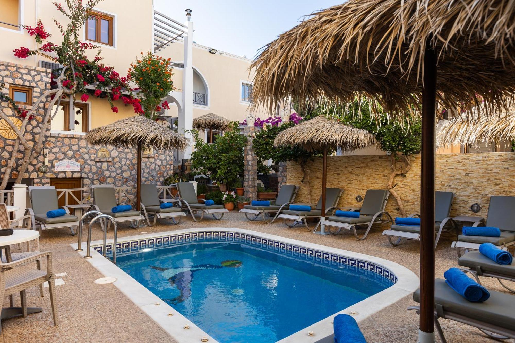 Polydefkis Hotel Kamari  Exterior photo
