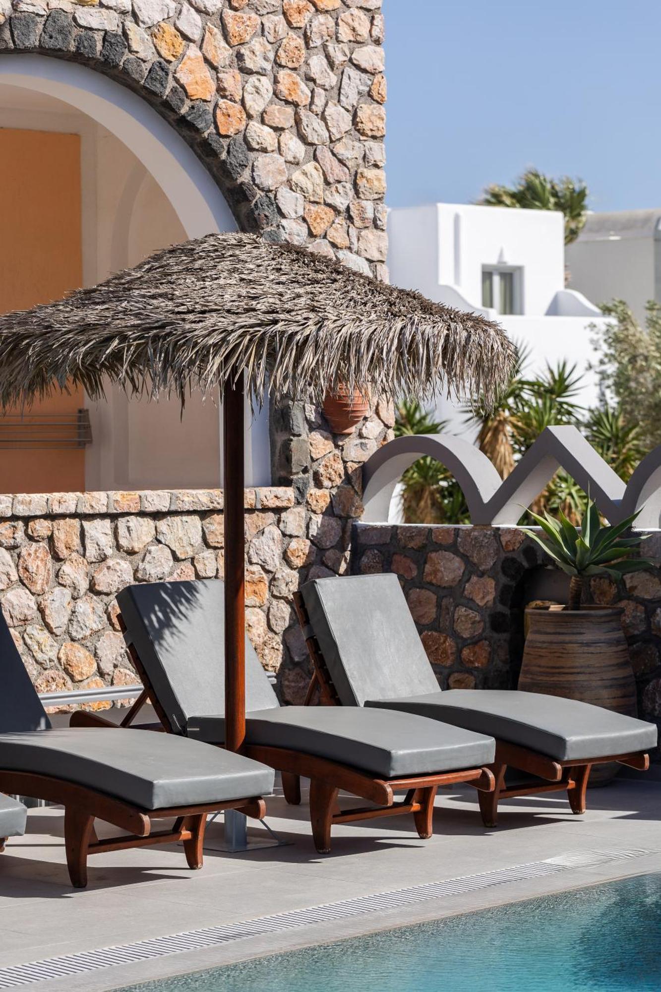 Polydefkis Hotel Kamari  Exterior photo