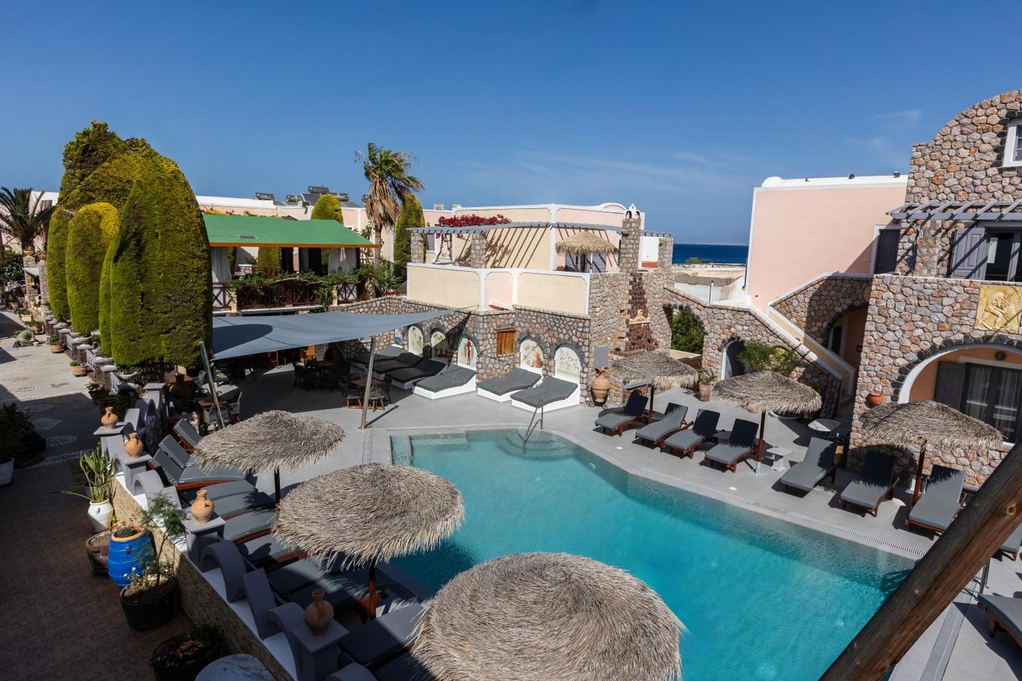 Polydefkis Hotel Kamari  Exterior photo